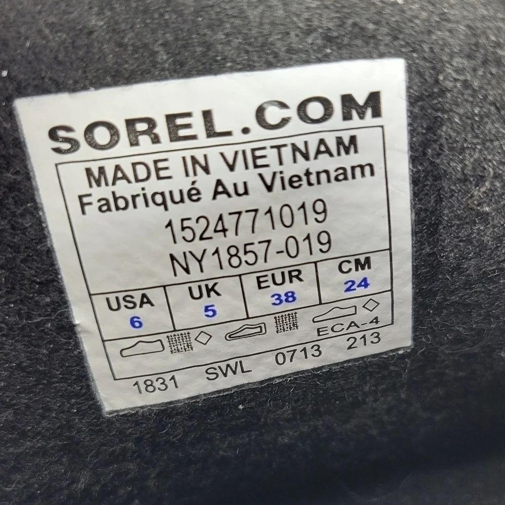 Sorel Boots #626 Size 6